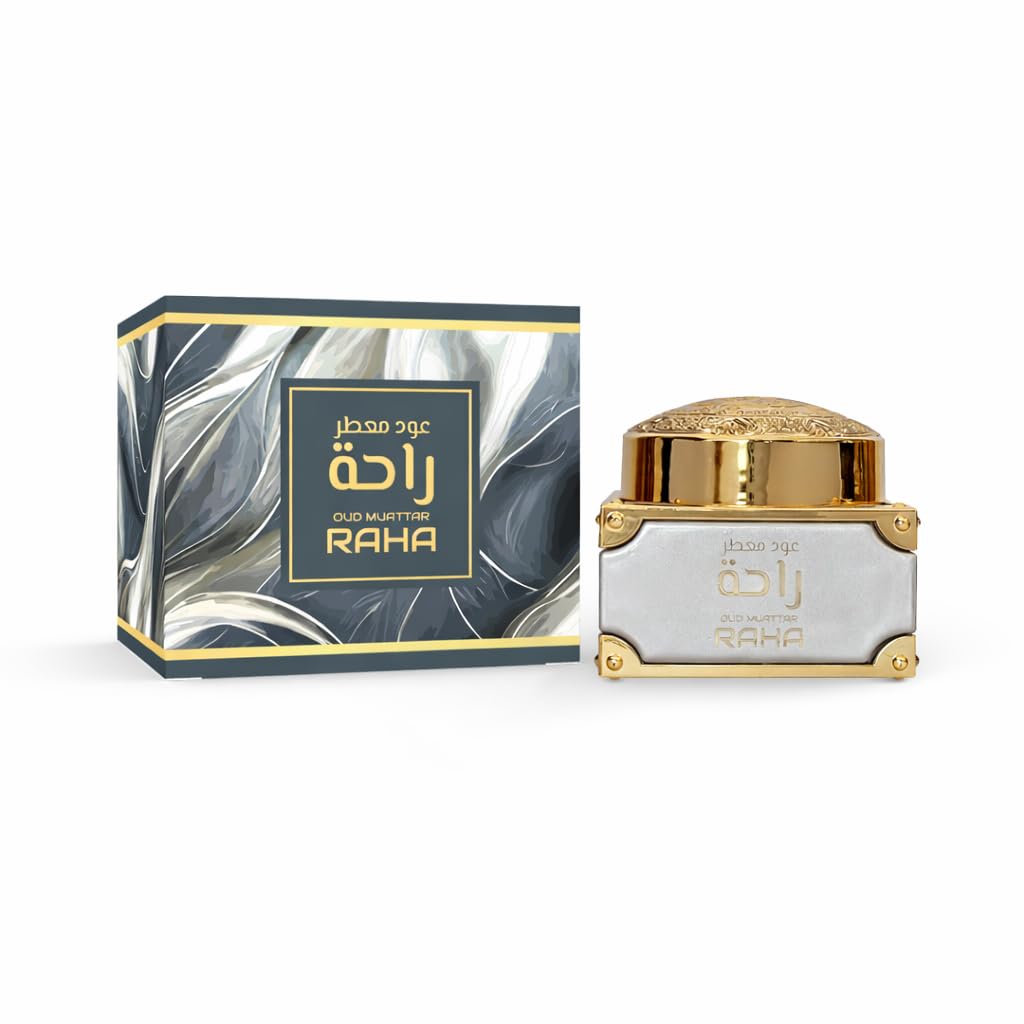 Damishq | Oud Muattar Raha Premium Oud Bakhoor Arabic Incense | 45g - Image 3