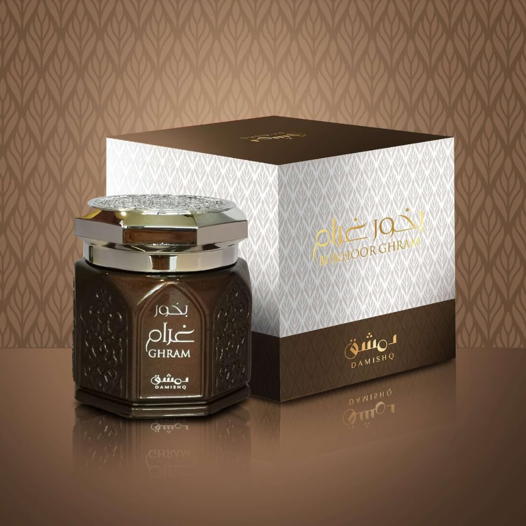 Damishq | Ghram Premium Oud Bakhoor Arabic Incense | 70g - Image 2