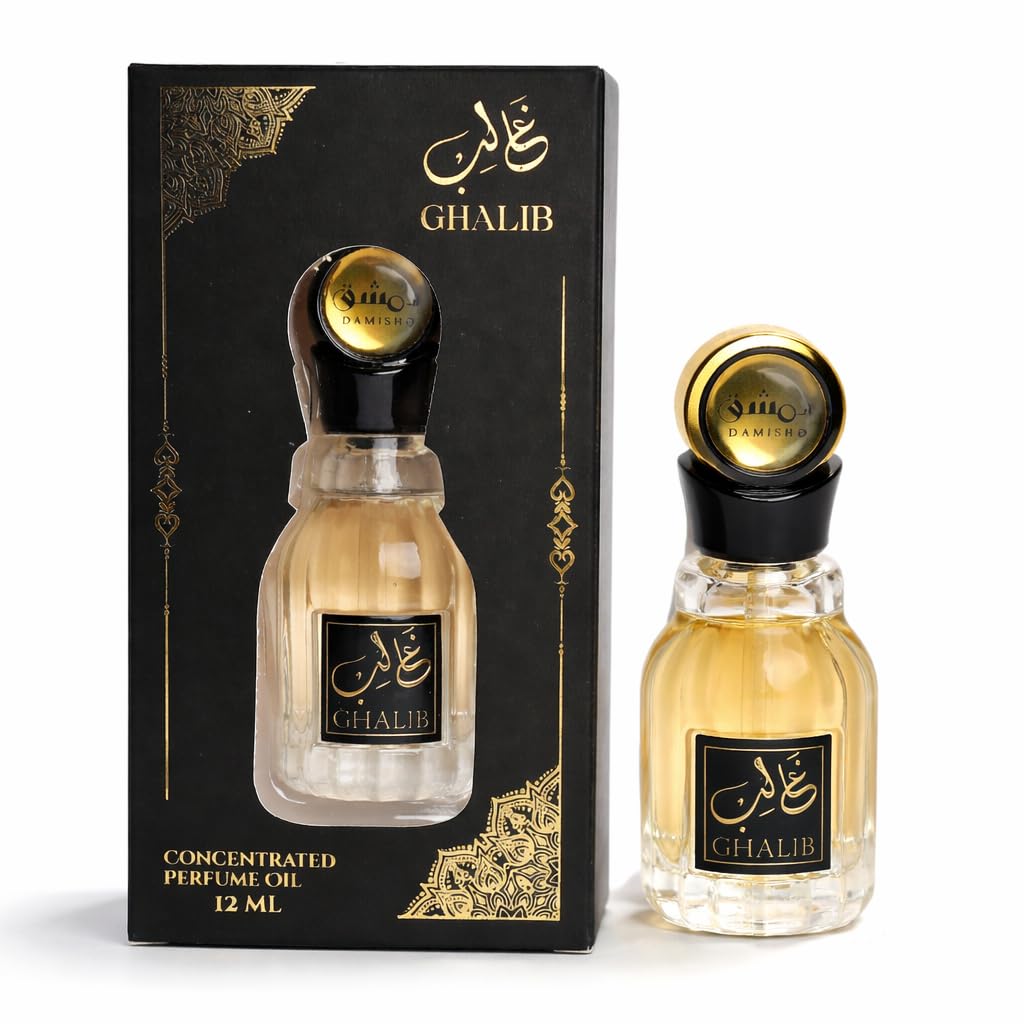 Damishq | Ghalib Concentrated Perfume Oil Attar | 12ml | Alcohol-Free - Image 3