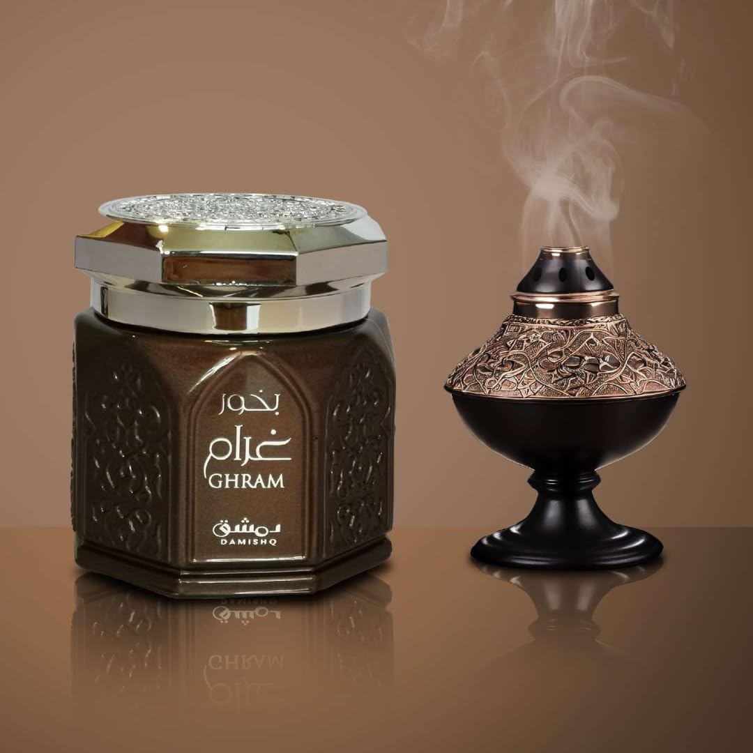 Damishq | Ghram Premium Oud Bakhoor Arabic Incense | 70g - Image 4