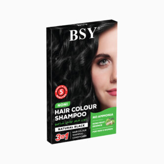 BSY | Noni Hair Colour Shampoo | Natural Black | 20ml