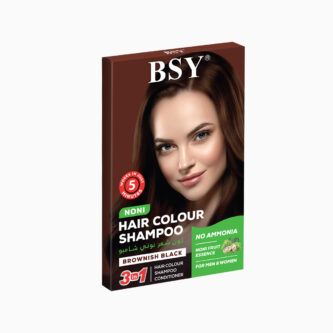 BSY | Noni Hair Colour Shampoo | Brownish Black | 20ml