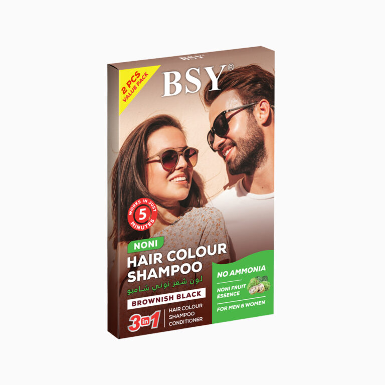 BSY | Noni Hair Colour Shampoo | Brownish Black | 2x20ml