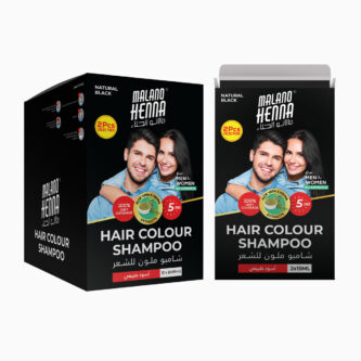 Malano | Henna Hair Colour Shampoo | Natural Black | 30ml