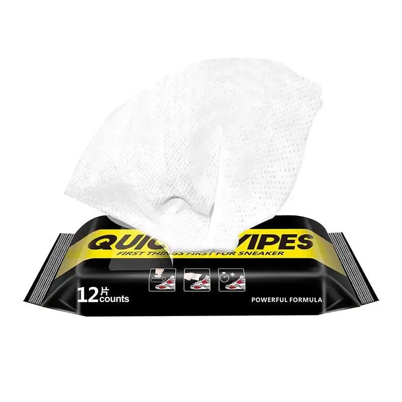 Quick WipesShoe-cleaning wet wipes, 12 sheets/pack - Image 2