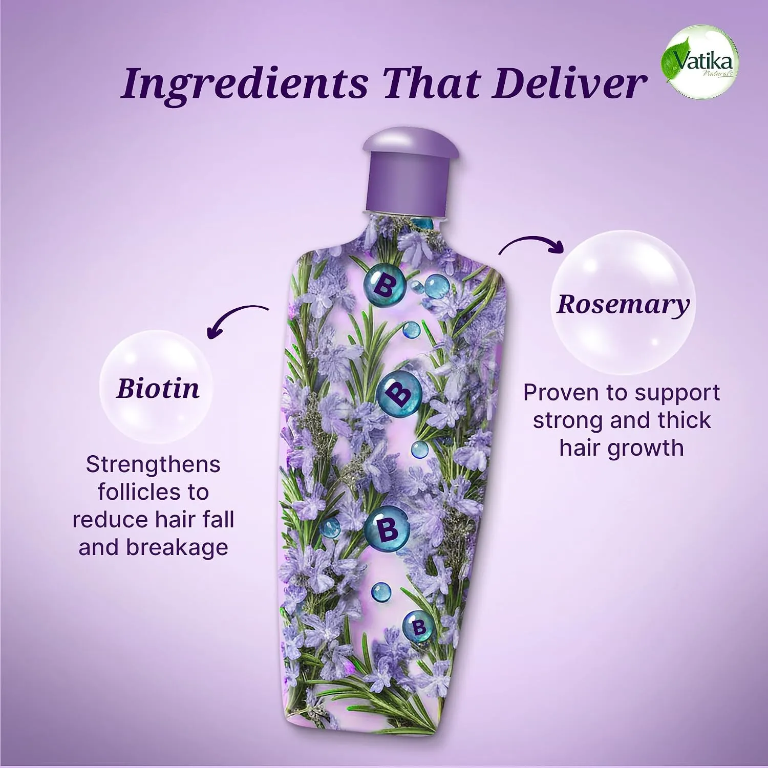 Vatika | Naturals Rosemary Oil for Hair Growth | 200ml - Image 2