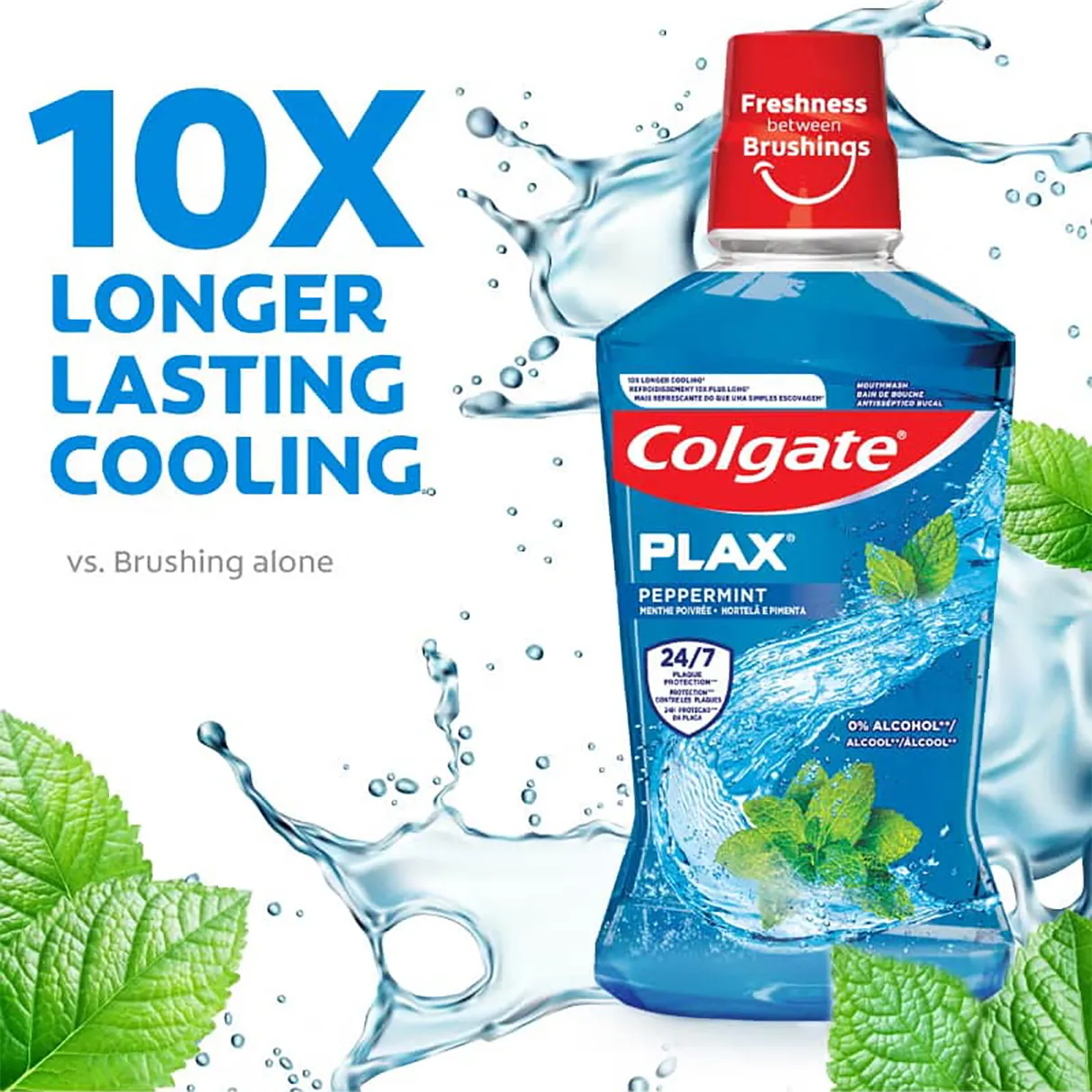 Colgate | Plax Peppermint Mint Mouthwash | ? - Image 3