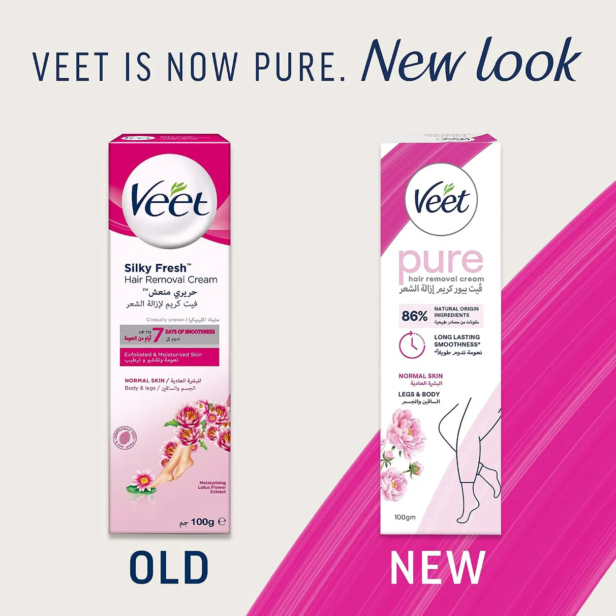 Veet | Silky Fresh Hair Removal Cream for Normal Skin,Legs & Body | 100g - Image 7
