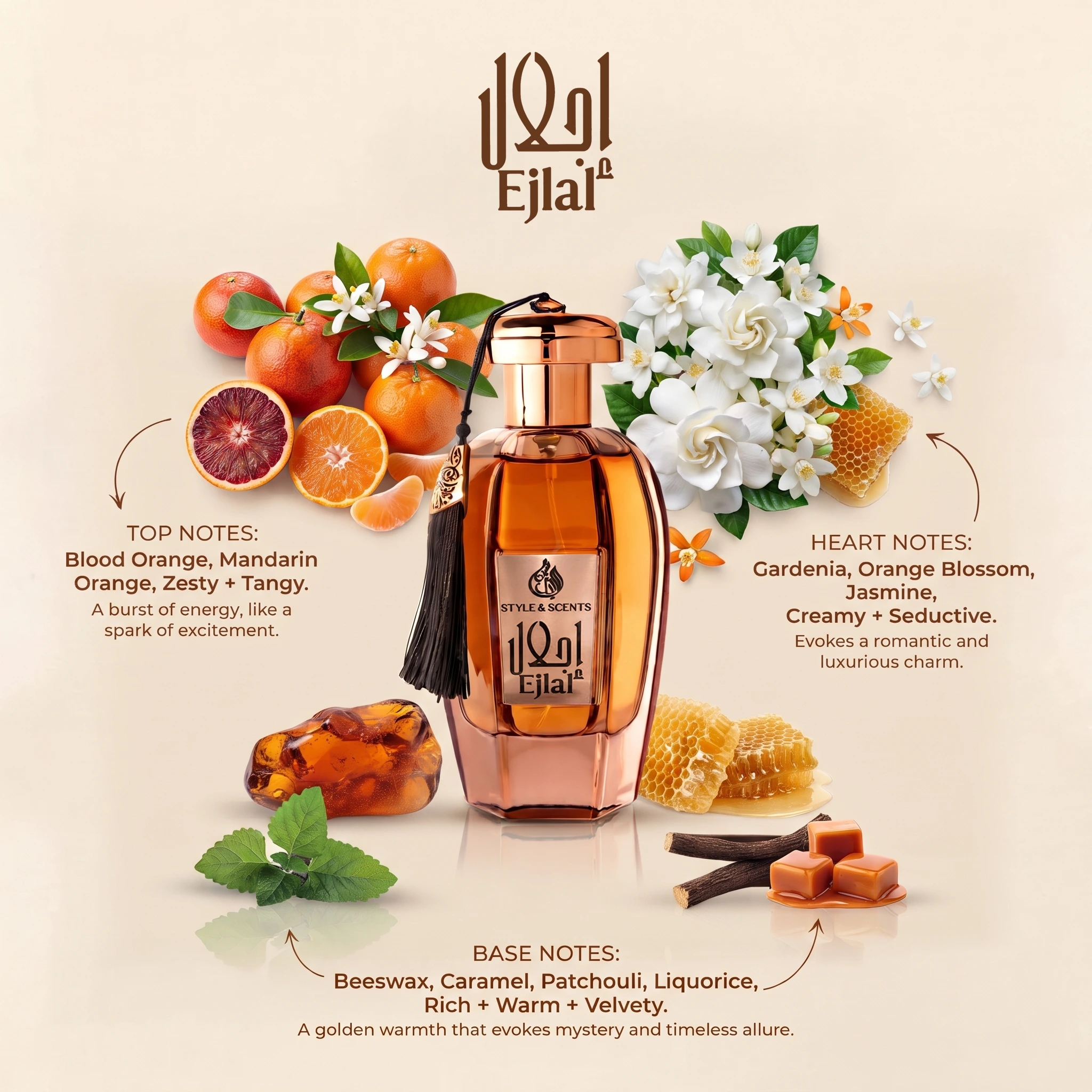 Style & Scents | Ejlal Eau De Parfum for women | 100ml - Image 2